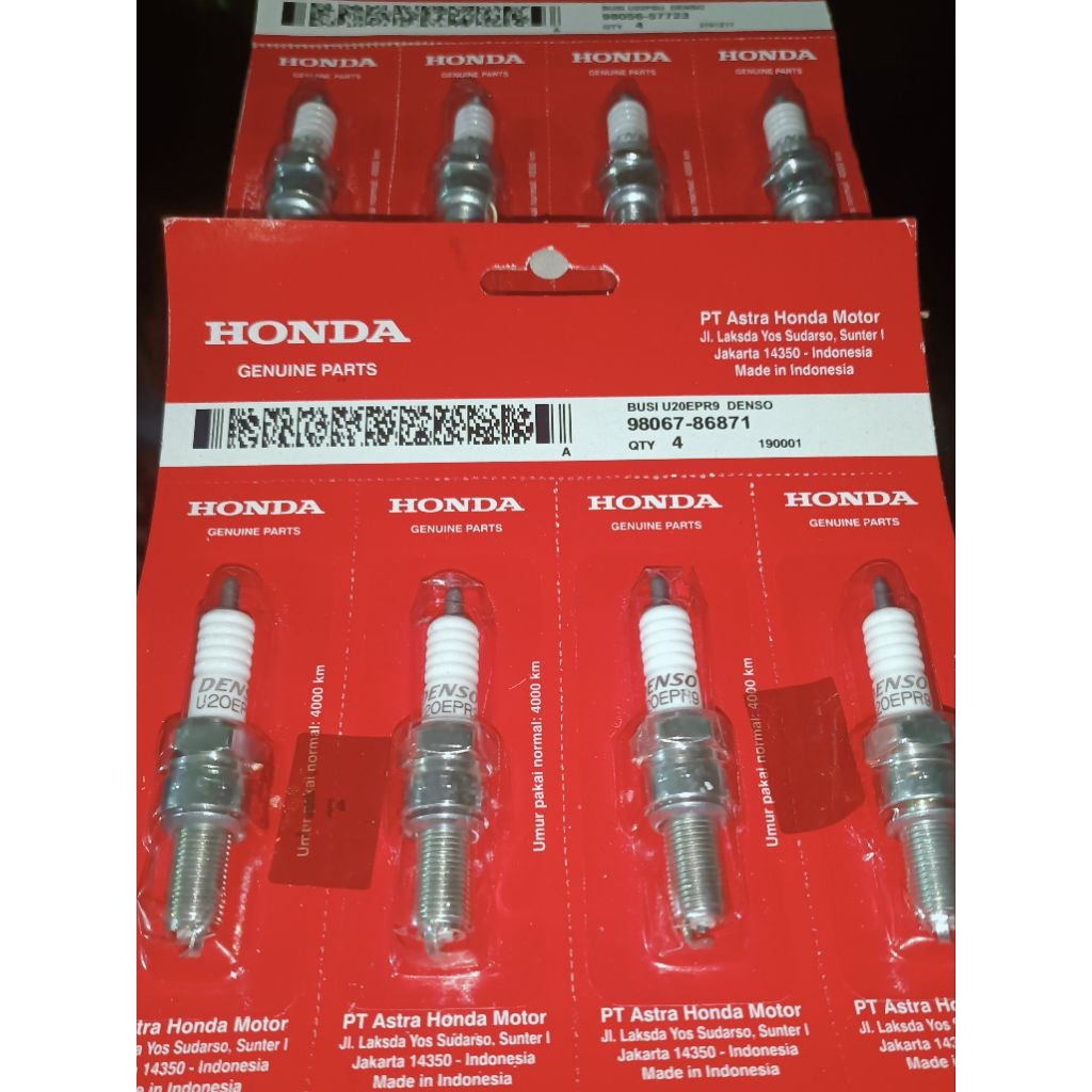 Busi Denso U20EPR9 Original Honda