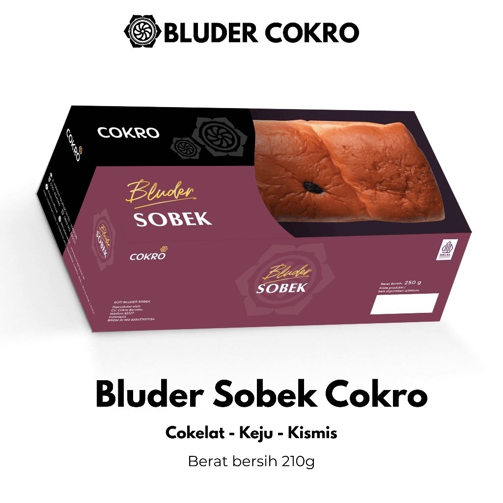 BLUDER SOBEK COKRO (3 Rasa) - Roti Lembut Khas Madiun - Oleh Oleh Legendaris