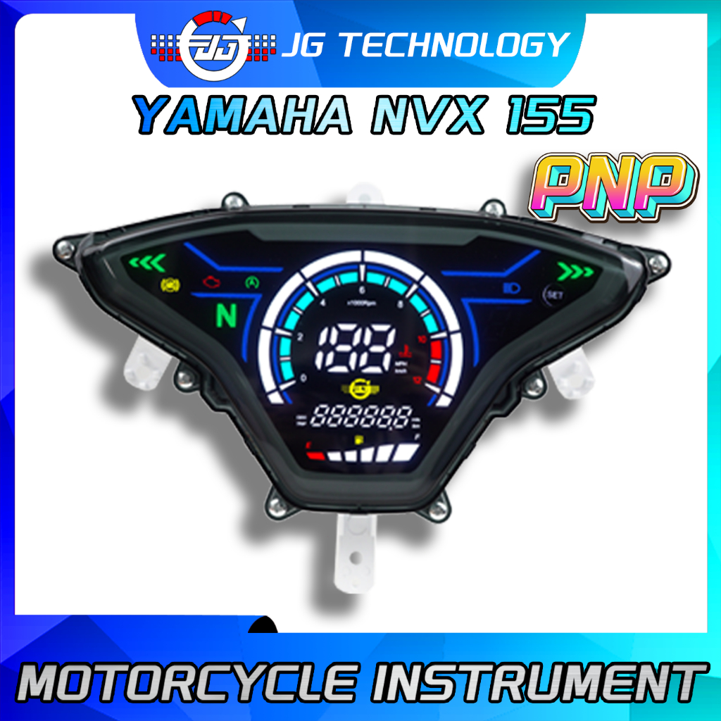 Meter Digital Speedometer LED Tachometer untuk Yamaha NVX155 NVX 155 V2 Aerox V2 Aerox155
