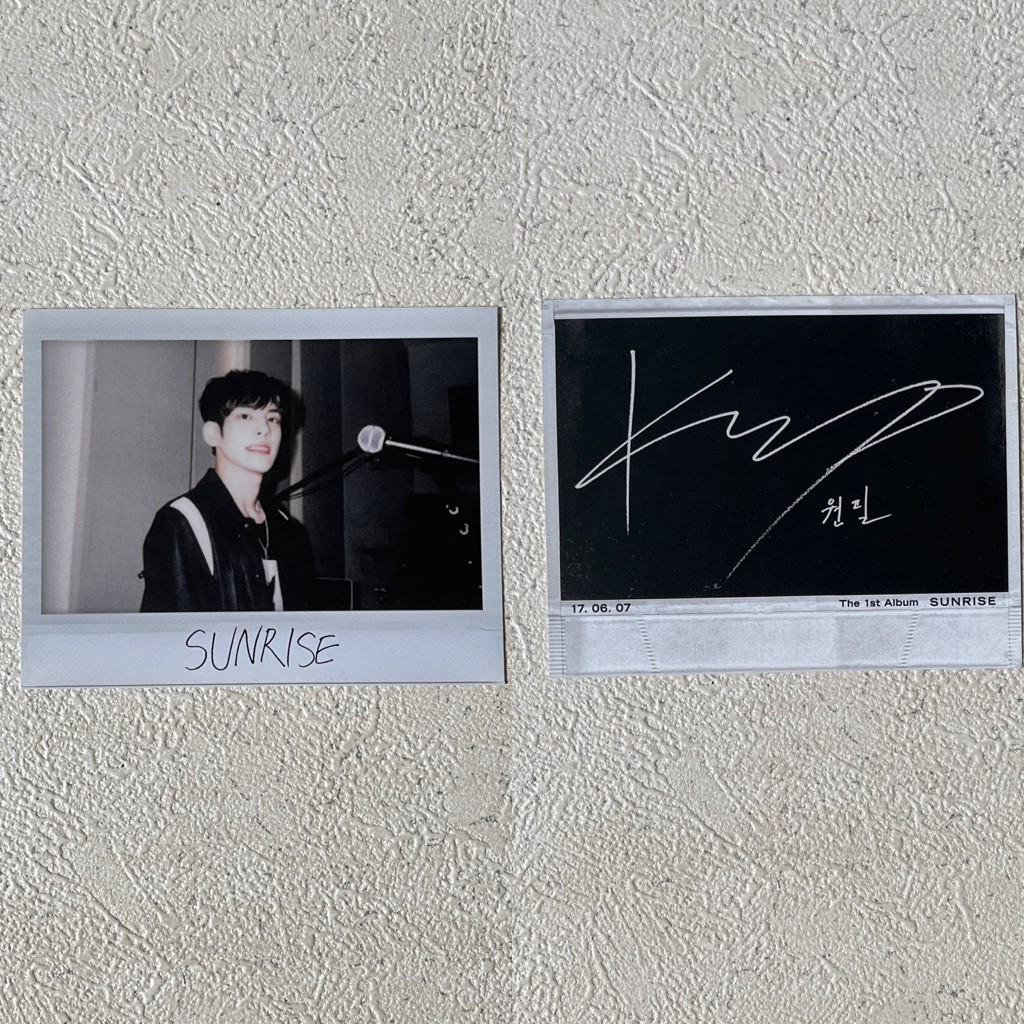 DAY6 SUNRISE (1st Album) Photocard Wonpil Studio Ver.