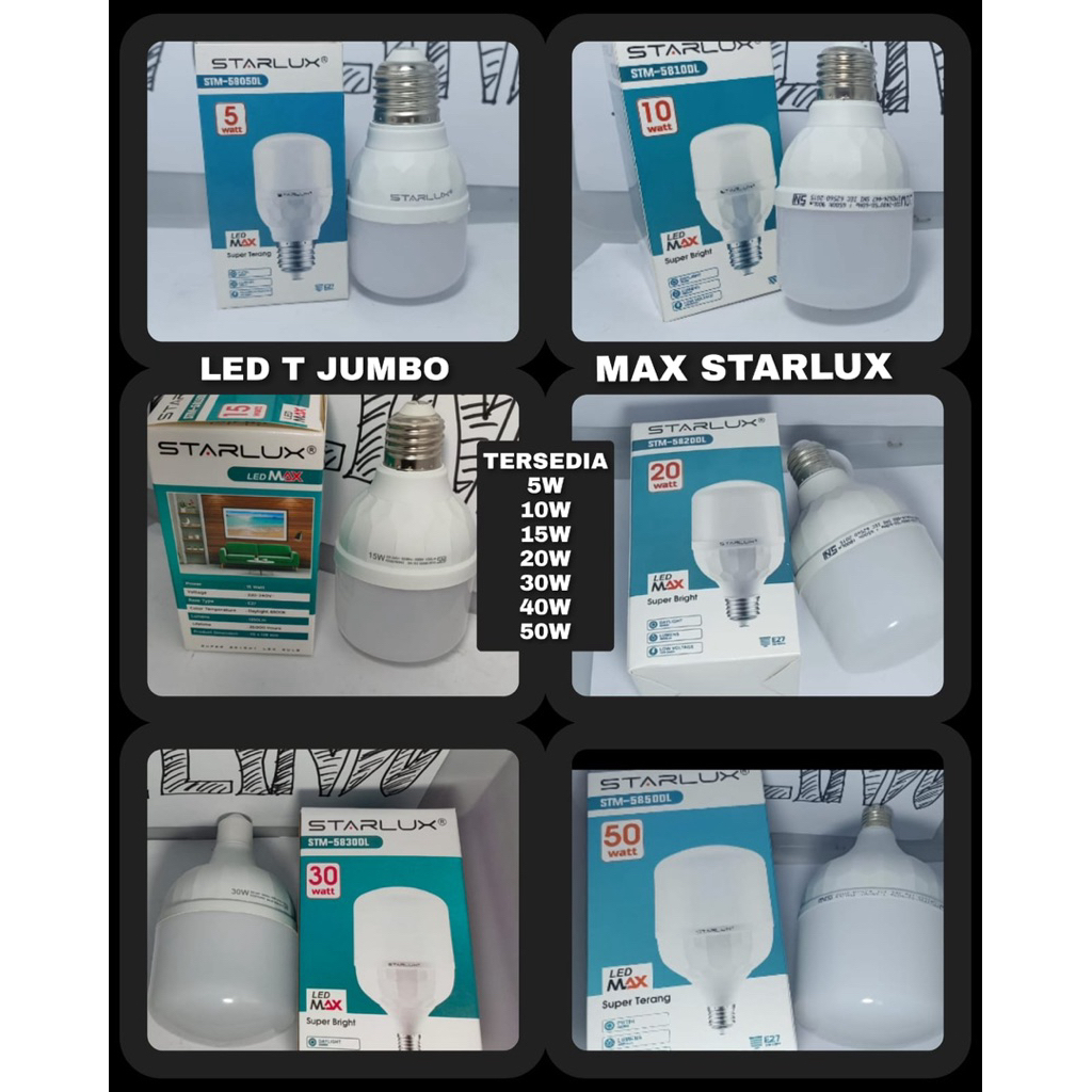 Lampu LED starlux max