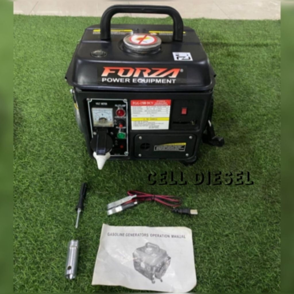 Mesin Genset Bensin FORZA FGG 1500 DCV 1 Phase