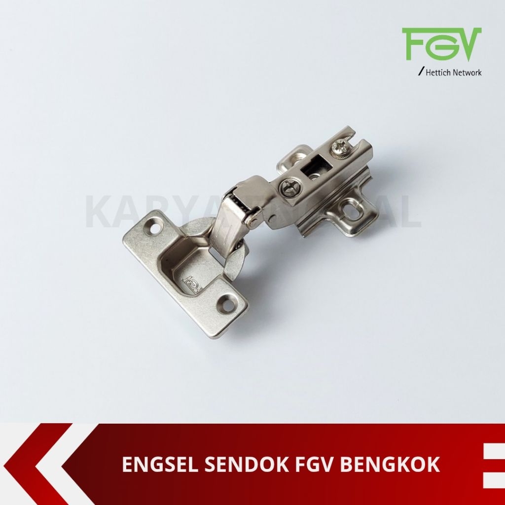 Engsel FGV Bengkok / Lurus Push Open Engsel sendok FGV
