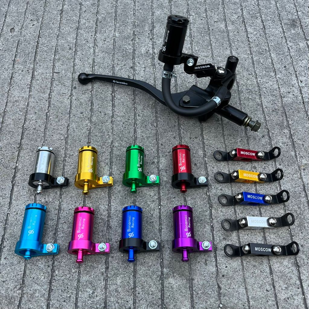 MASTER REM KANAN BONAMICI PLUS TABUNG MINYAK REM DEPAN TIPE LONG TABUNG PANJANG BONAMICI SET BAUT SE