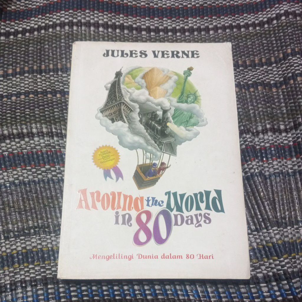 buku novel Jules verne around the world in 80 days
