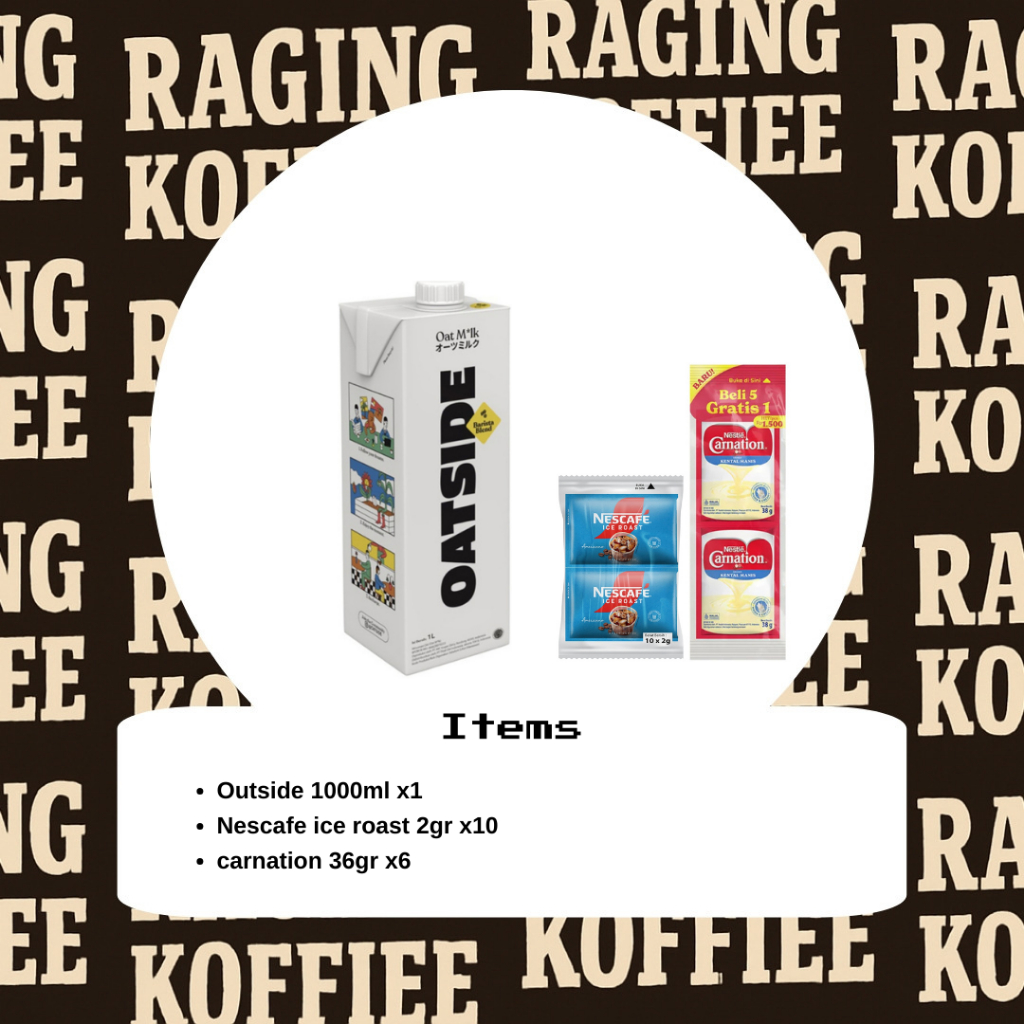 [Bundle Kecil] - Susu UHT Oatside, Nescafe, Krimer