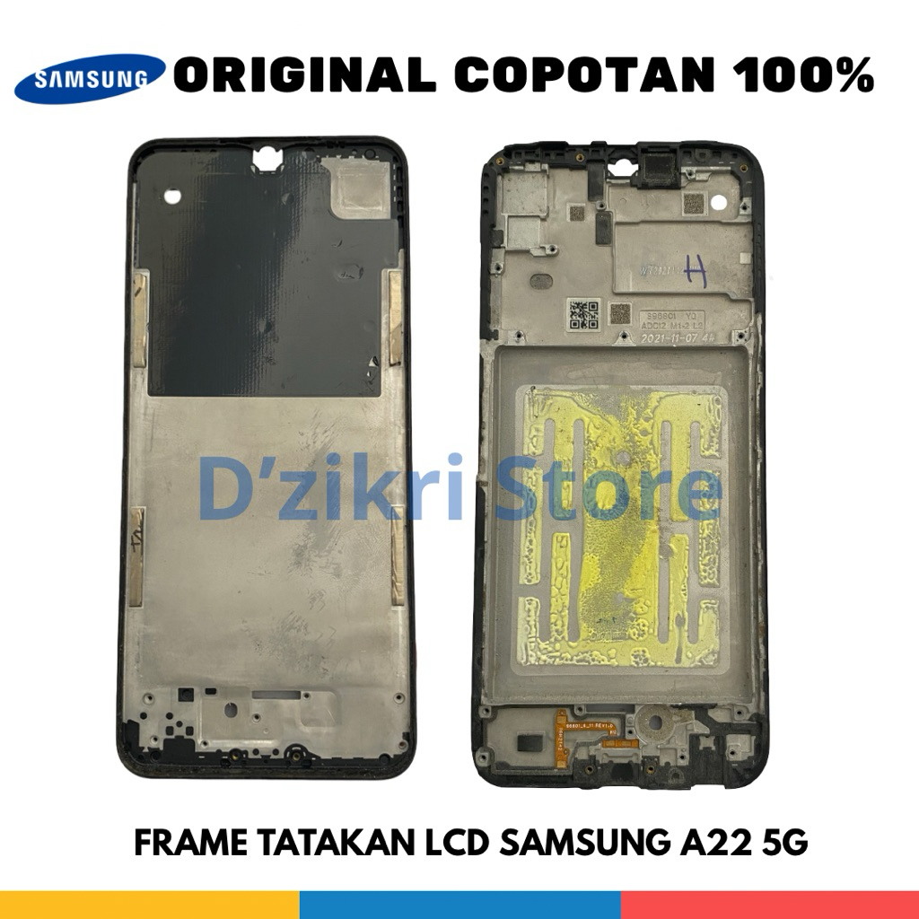 FRAME TATAKAN LCD SAMSUNG GALAXY A22 5G A226 ORIGINAL COPOTAN