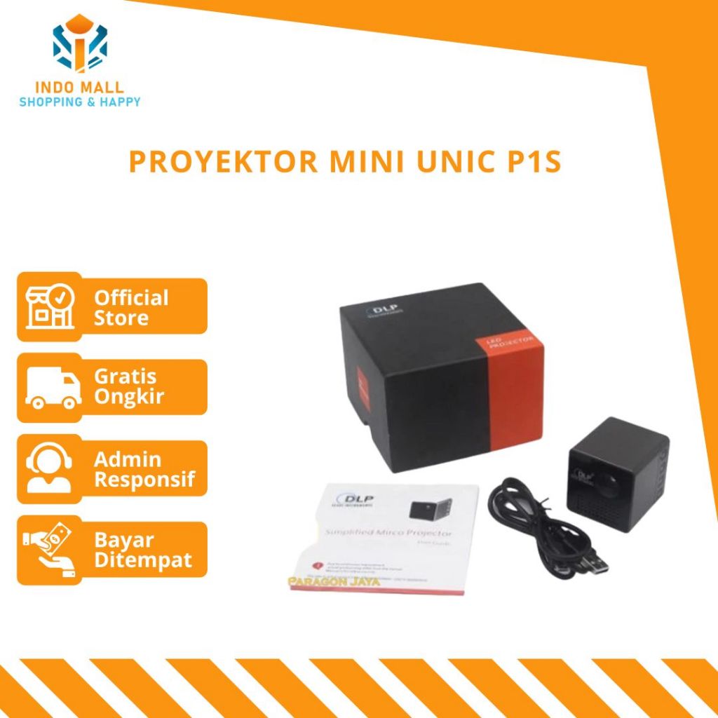 Proyektor Projektor Unic P1S+ Proyektor Mini Led Projector Full HD