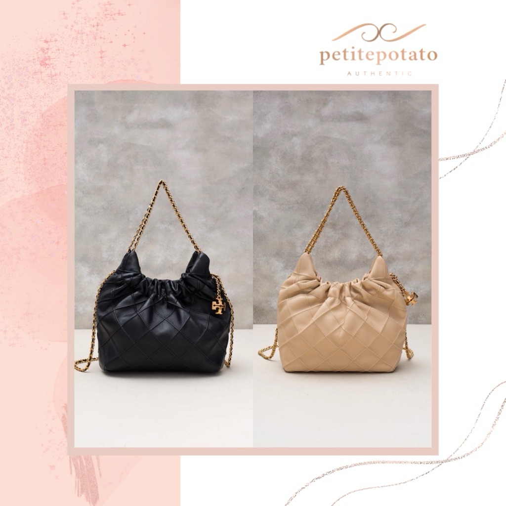 TAS BRANDED WANITA TORY BURCH FLEMING SOFT MINI HOBO