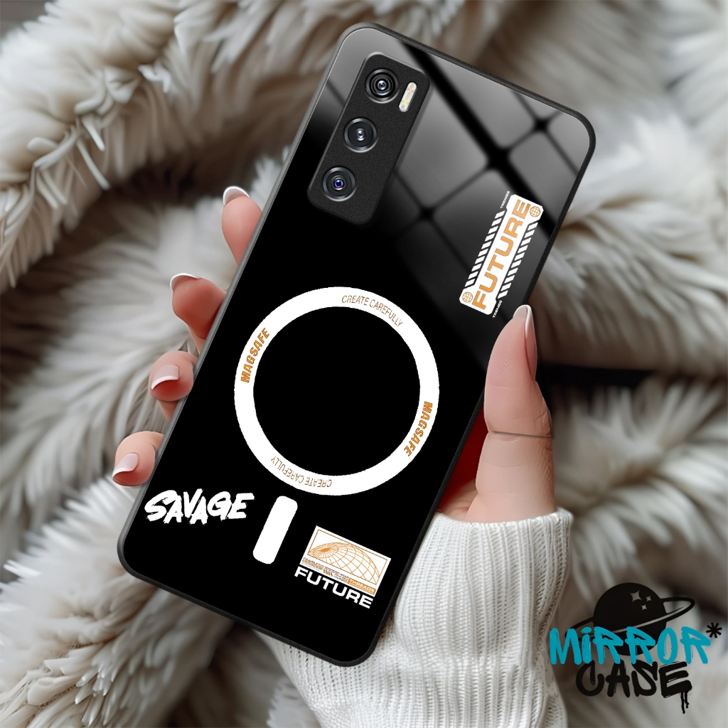 Softcase Untuk VIVO V20 SE Casing VIVO V20 SE V2022 V2023 SoftCase Kaca Glossy Cassing kilau Glass P