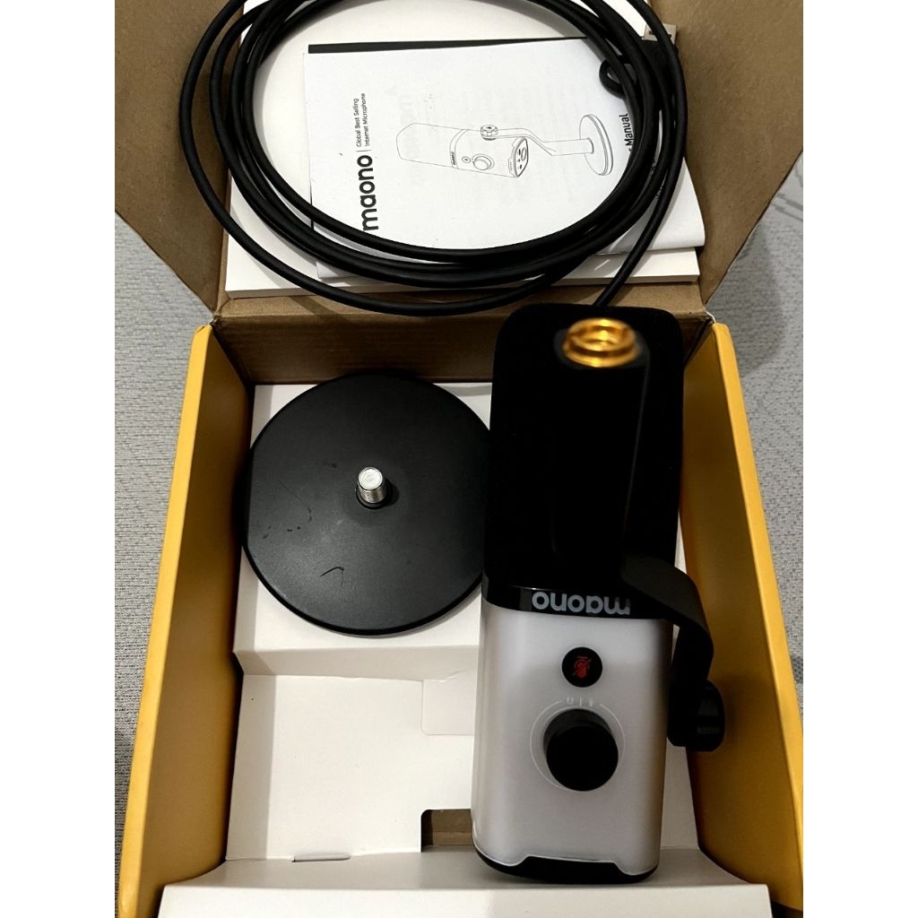 Microphone Maono PD100X RGB Bekas Pakai