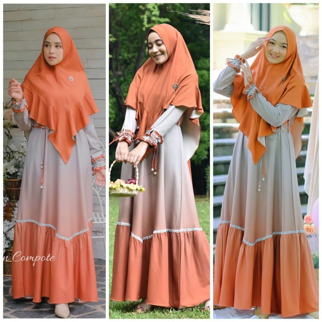RAINBOW SERIES By NG PREMIUM / DRESS / SET DRESS / SET GAMIS SYAR'I
