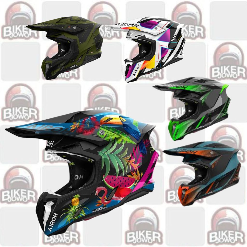 Helm Cross Airoh Twist 3 Motor Trail MXGP Enduro Motocross Trial