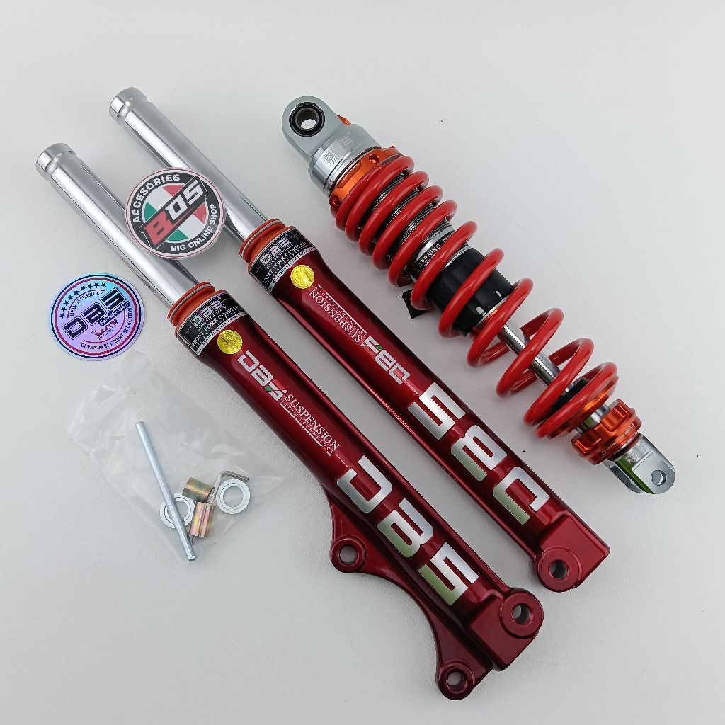 shock DBS 700 BIG size + 615 paket komplit depan belakang matic Mio Beat Vario old Vario 125/150  Sc