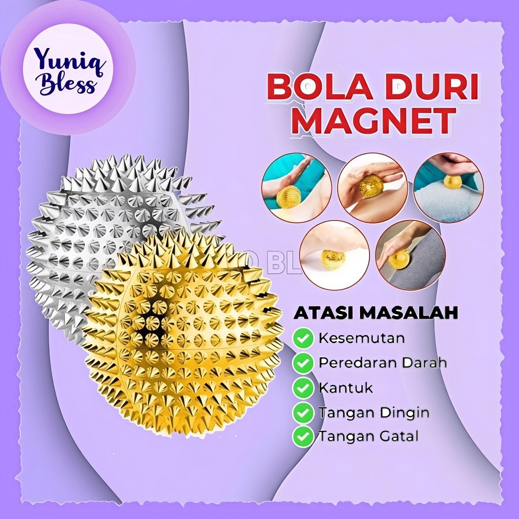 Bola Duri Magnet Terapi Bola Pijat Magnet Akupuntur Bola Terapi Duri Kesehatan