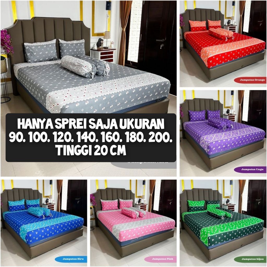 SPREI JUMPUTAN BATIK SOLO JOGJA (HANYA SPREI SAJA)