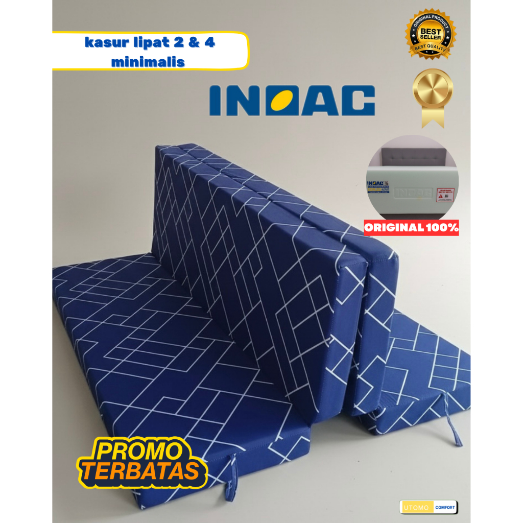 Utomo Comfort Kasur Busa Lipat Inoac 10cm 20cm 30cm Kasur Lantai Busa Tebal Matras Foam