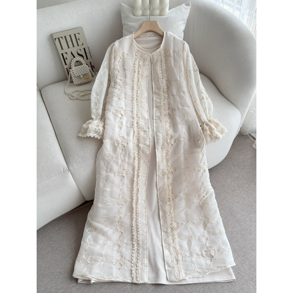 CANDY LADY Loera Maxi / Gamis Wanita Terbaru Dress Kondangan Betseller Gamis Premium Untuk Lebaran