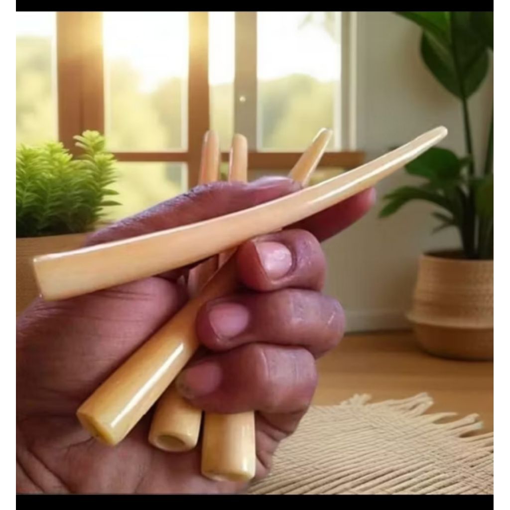 Once rokok pipa cangklong PADUTAN tulang impor rasa gading jeli