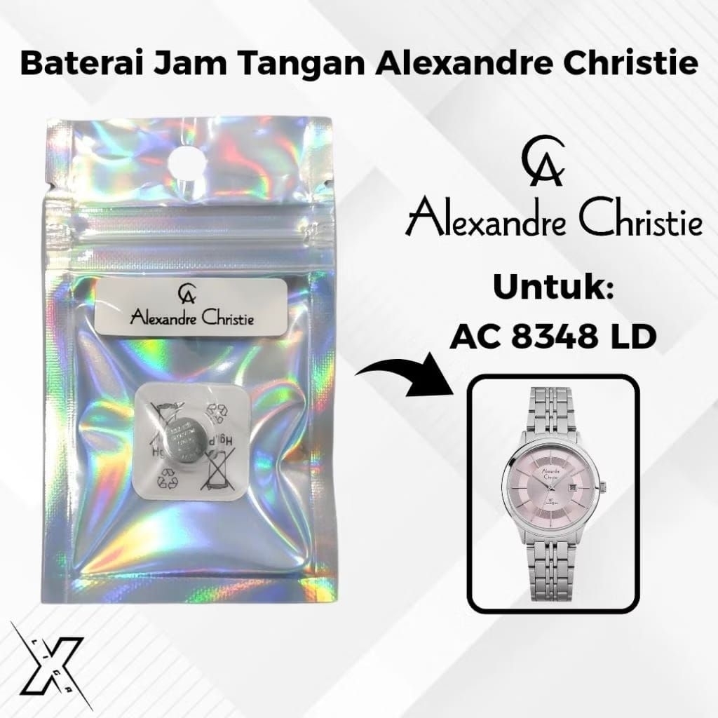 Baterai Jam Tangan Alexandre AC 8348 LD Original