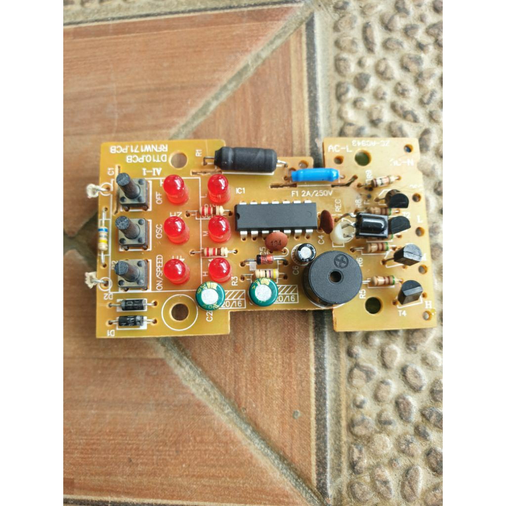Modul/pcb saklar kipas angin Mitochiba Modul kipas angin remot 18" inch