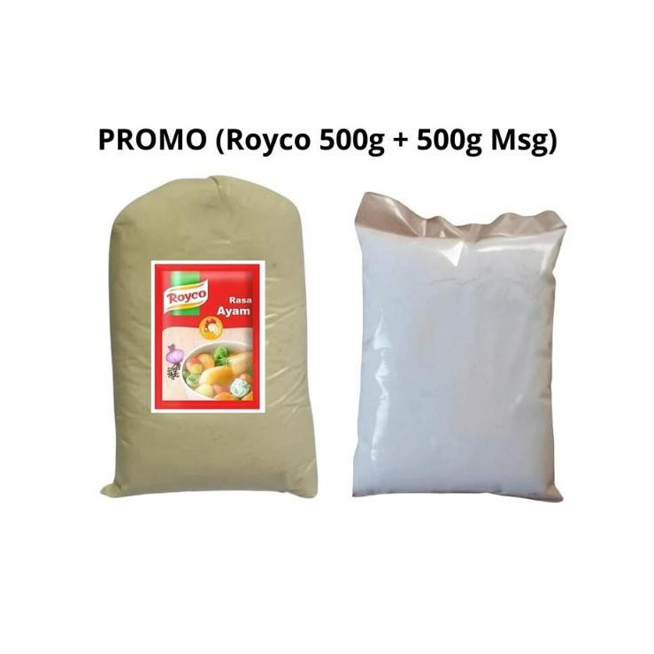 PAKET HEMAT 1KG 500gr Micin/500gr Kaldu Ayam & Sapi