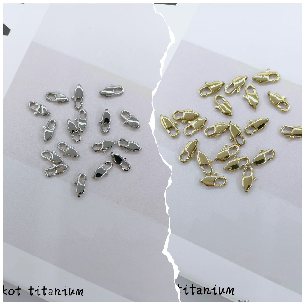 kokot lobster kaitan lobster kalung gelang titanium