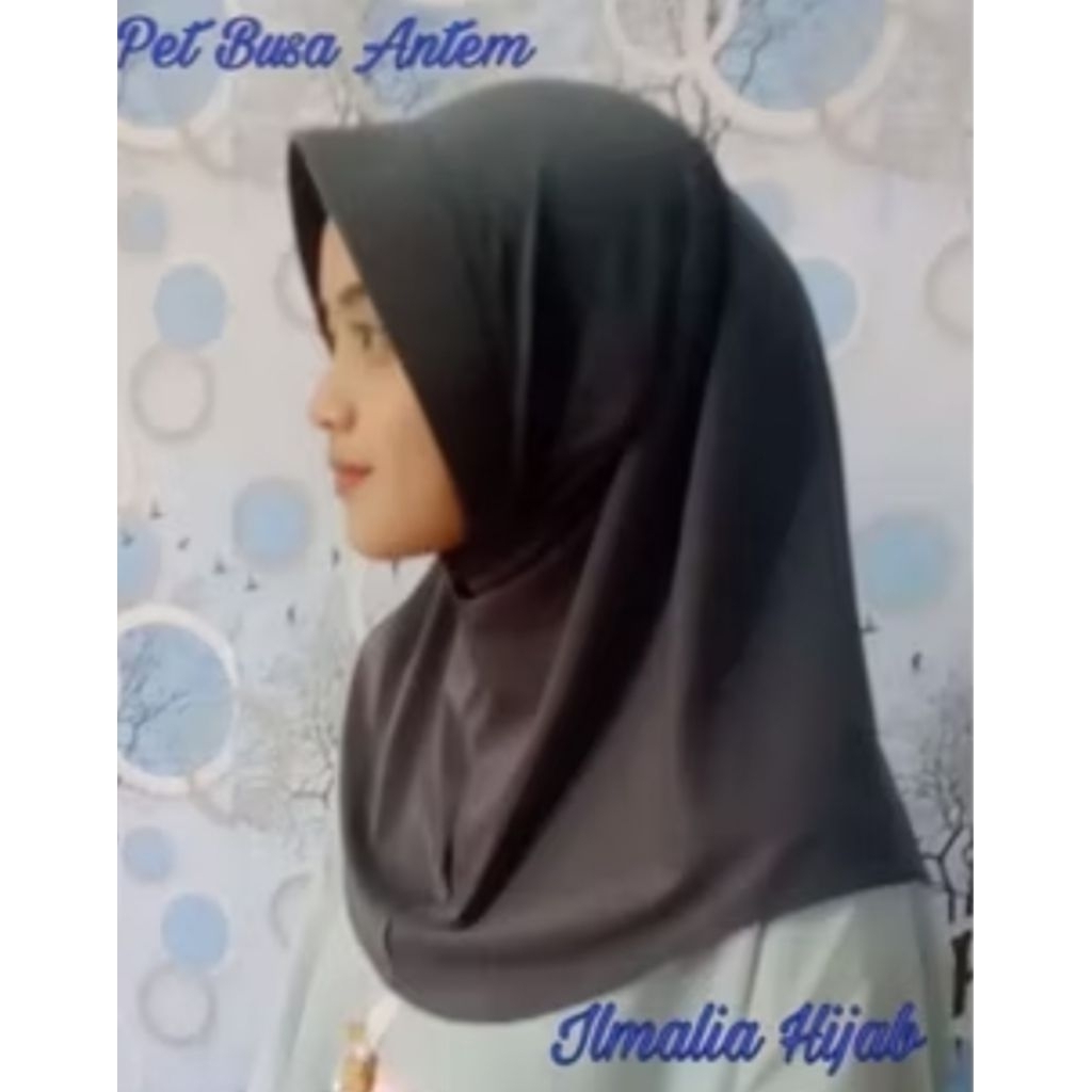 Hijab sport/Kerudung olahraga Pet antem pendek