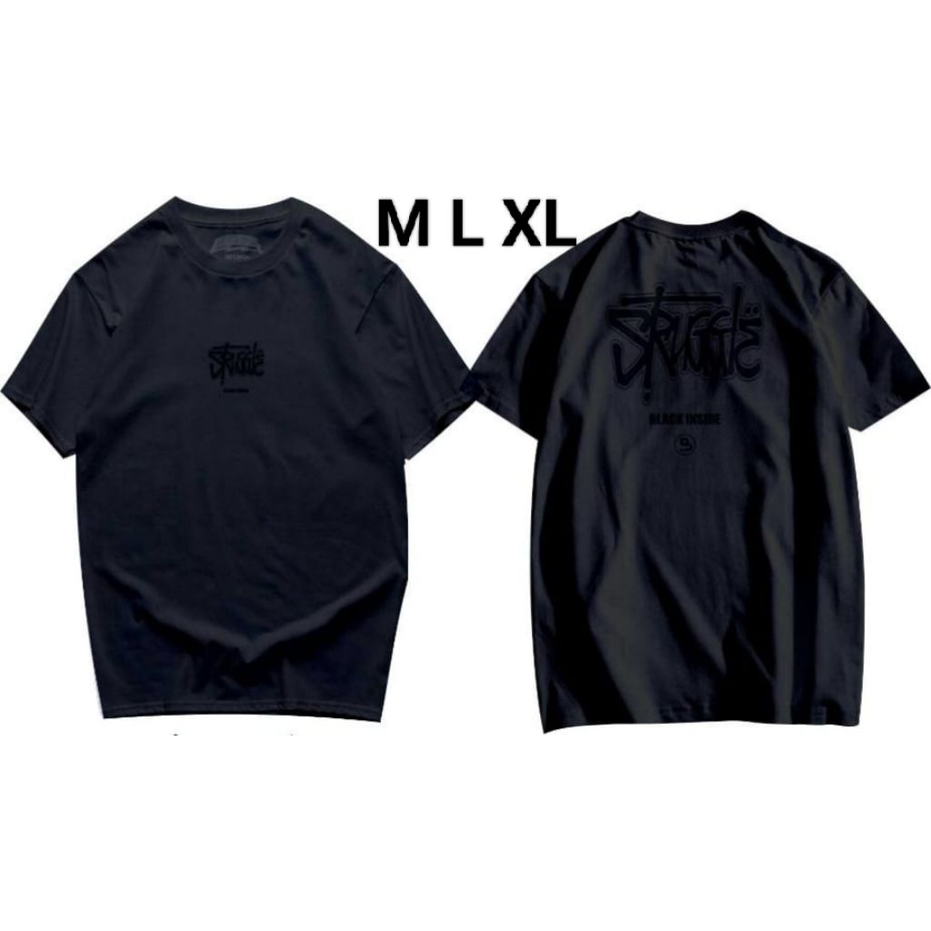 Tshirt Black Inside STRUGGLE original /baju distro pria/kaos atasan pria