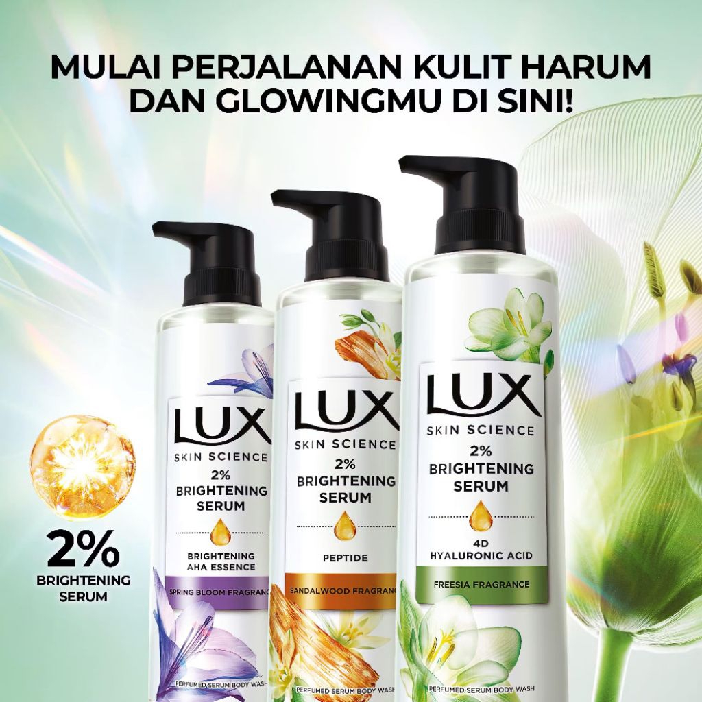 LUX Skin Science Body Wash Pump 470G