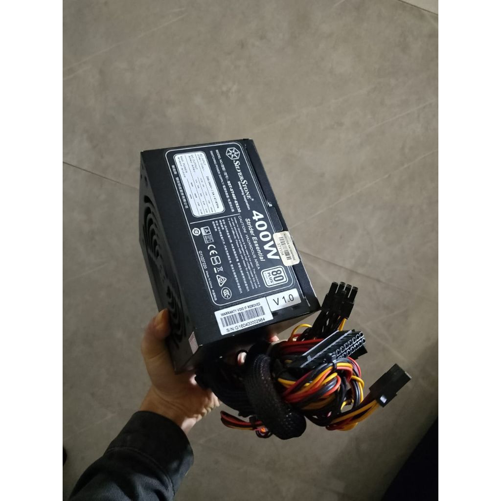Psu gaming silverstone 400watt 80plus sertifikat normal