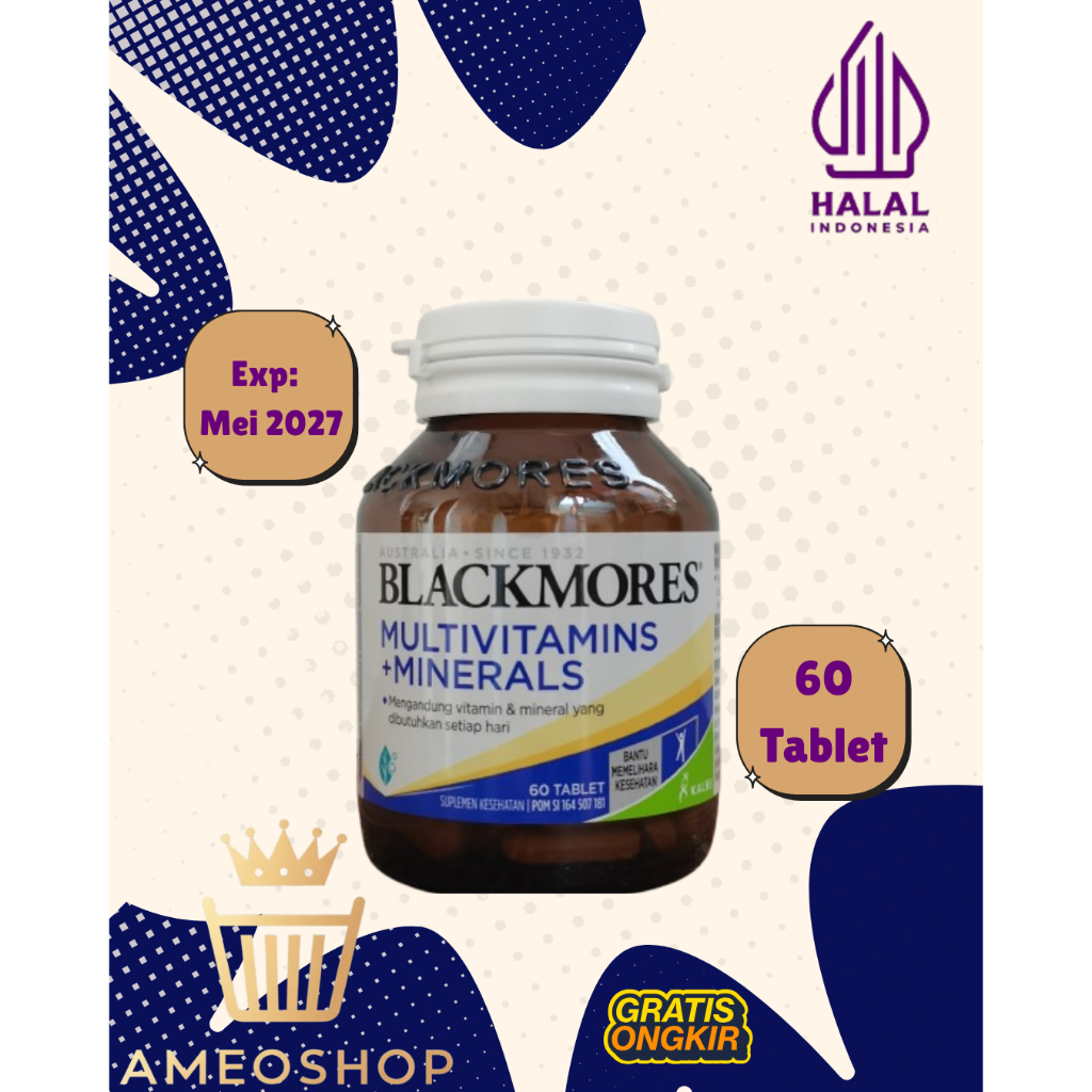 Blackmores Multivitamin Mineral 60 Tablet