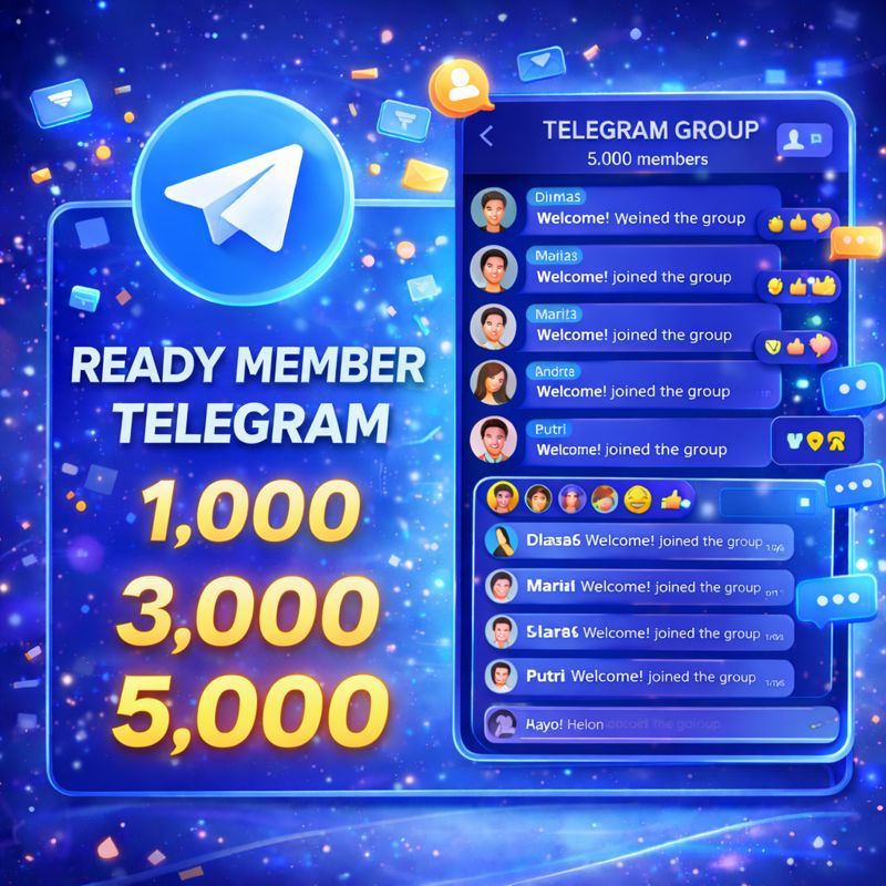 Member Telegram Groups/Channel Proses Cepat