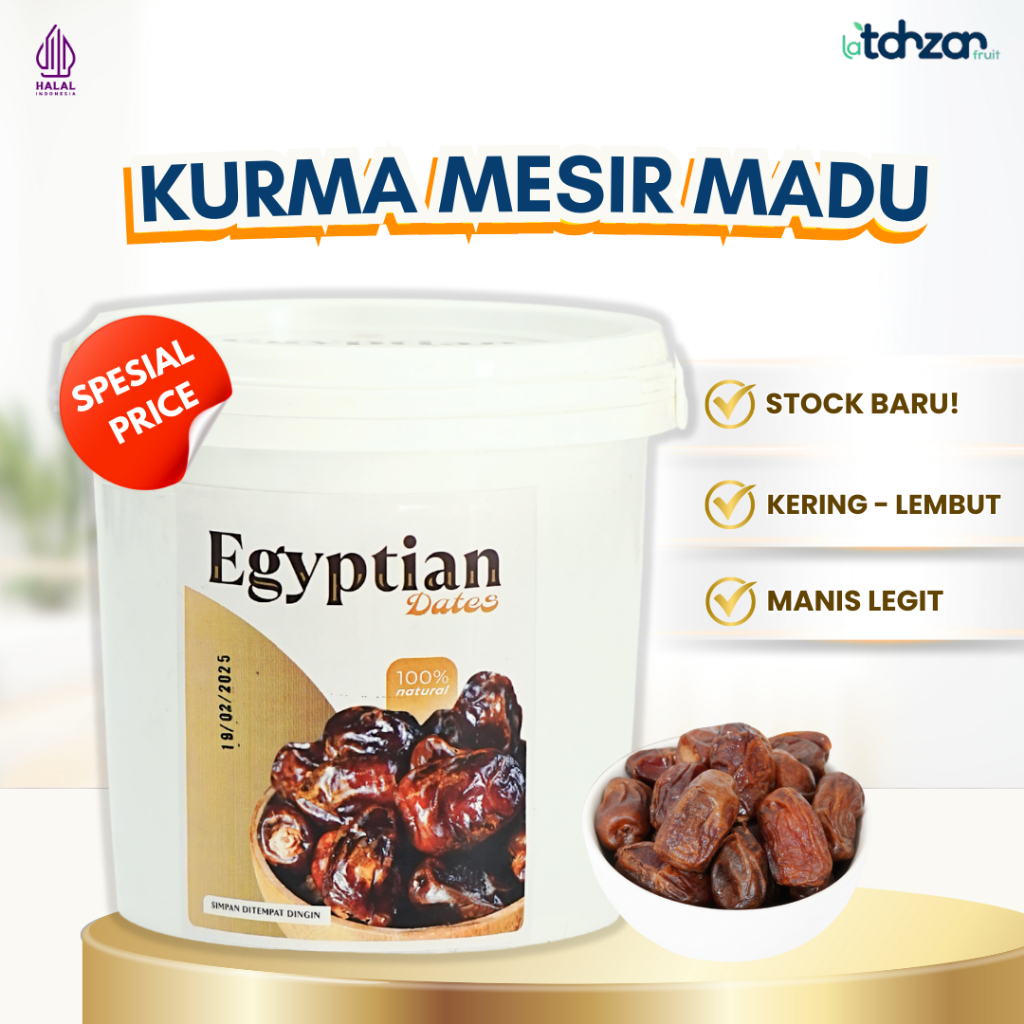 Kurma Mesir Ember Egyptian 500 Gram Kurma Madu Premium