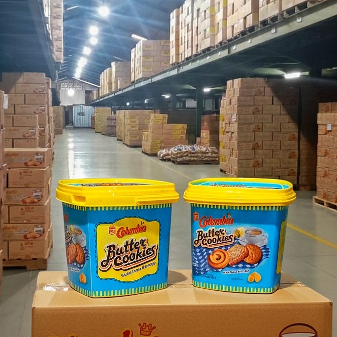 2 Pcs Columbia Timba Segi Biskuit Butter Cookies 300gr