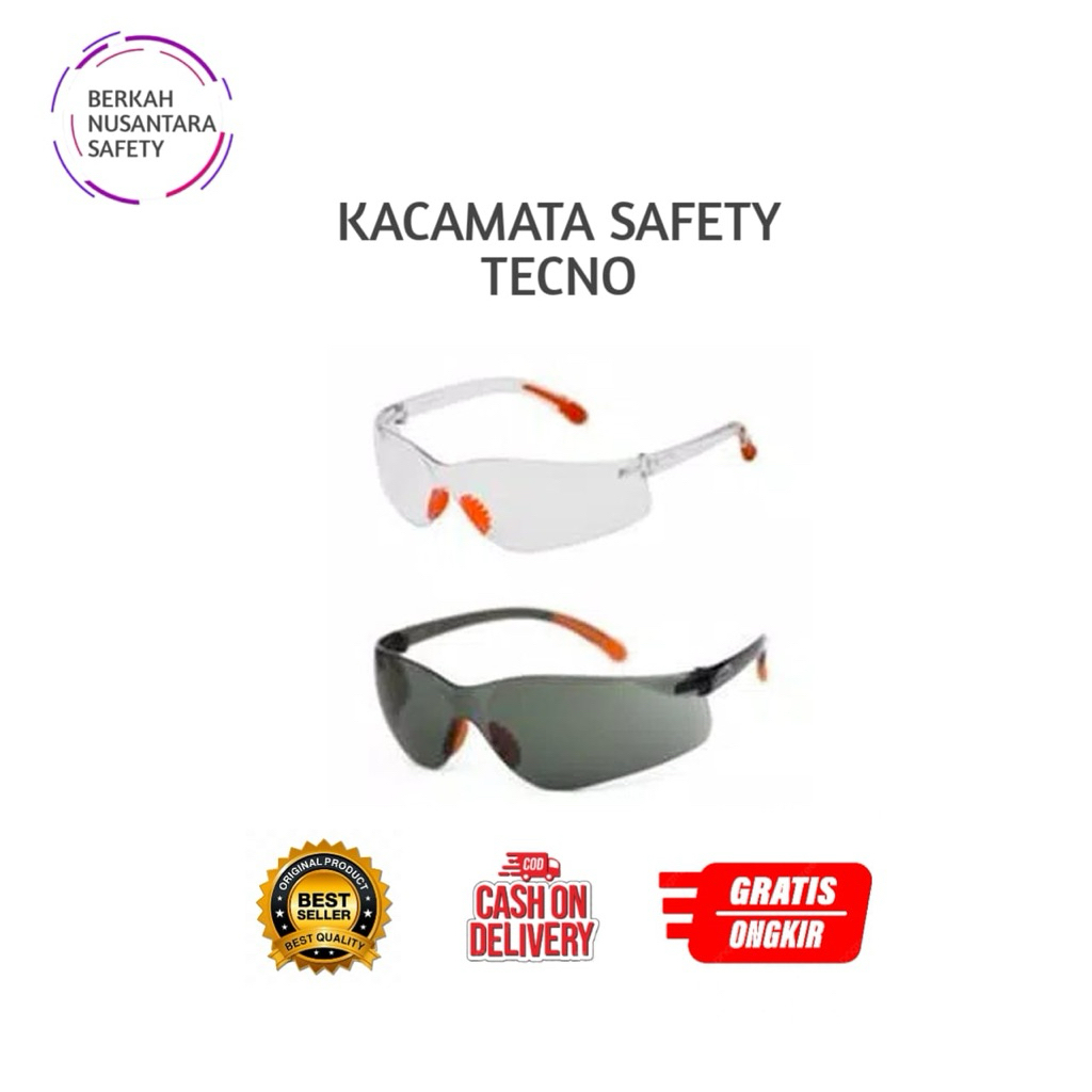 KACAMATANYA SAFETY TECNO/SAFETY KACAMATA TECNO/KACAMATA SAFETY BERKUALITAS
