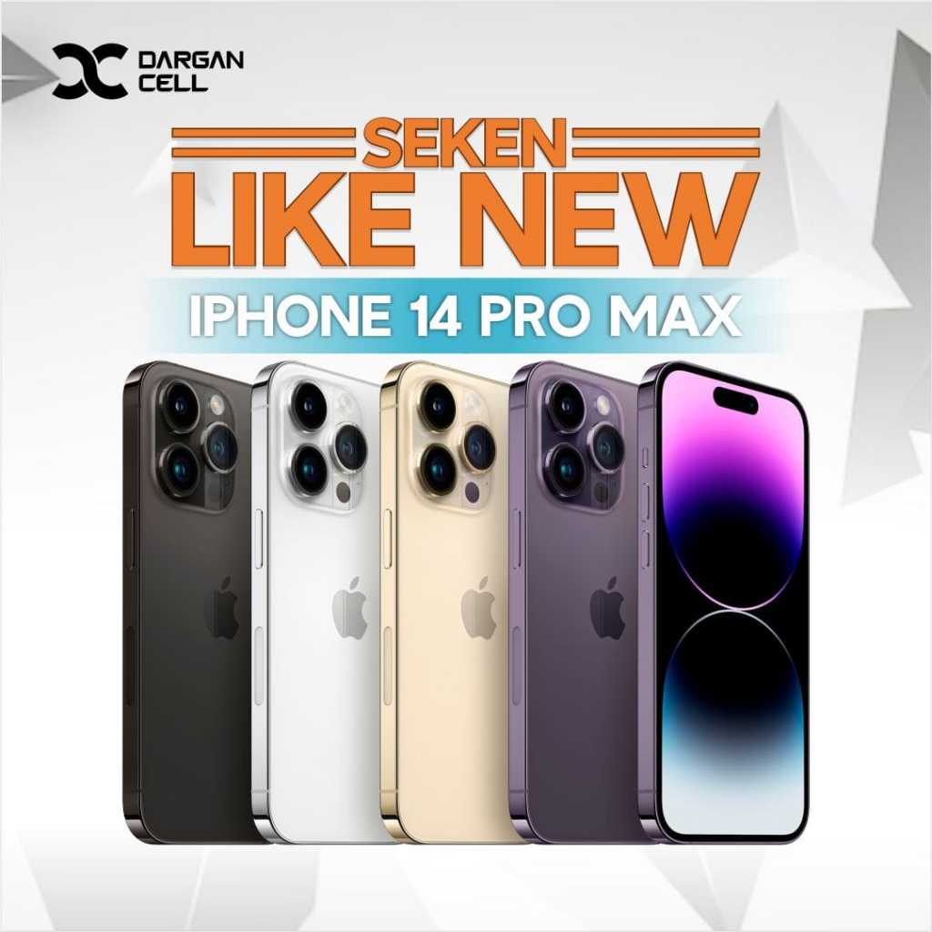 HANDPHONE 14 PRO MAX 128GB 256GB SECOND ALL OPERATOR WIFI ONLY