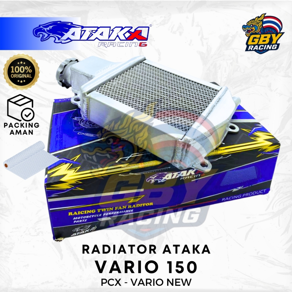 ATAKA Racing Aluminium Radiator Vario New CNC - Radiator Almu PCX Original ATAKA