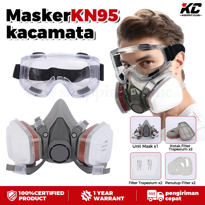 masker respirator kimia/Masker Gas Respirator Industrial/Masker Respirator Gas /Masker Laboratorium 