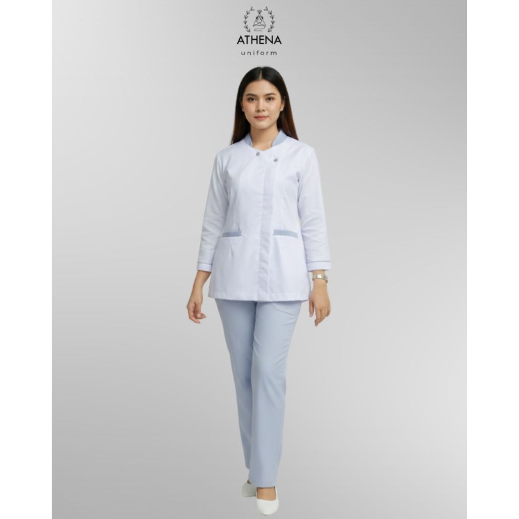 Set Baju Seragam Kiky batik Seragam Suster Nanny Uniform/ Batik / Baju Suster / Baju Seragam Baby Si