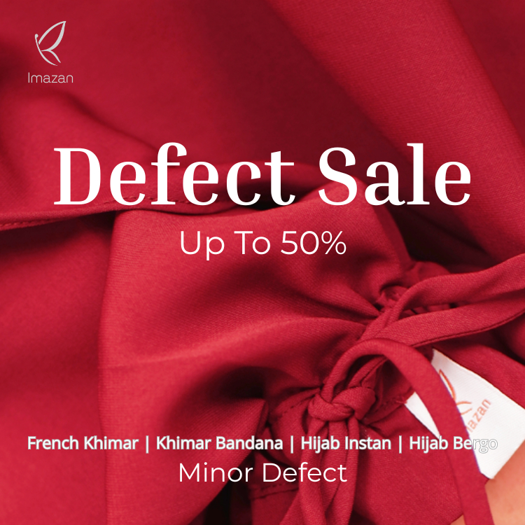 Defect Sale Khimar IMAZAN Hijab Original Defect Minor Only