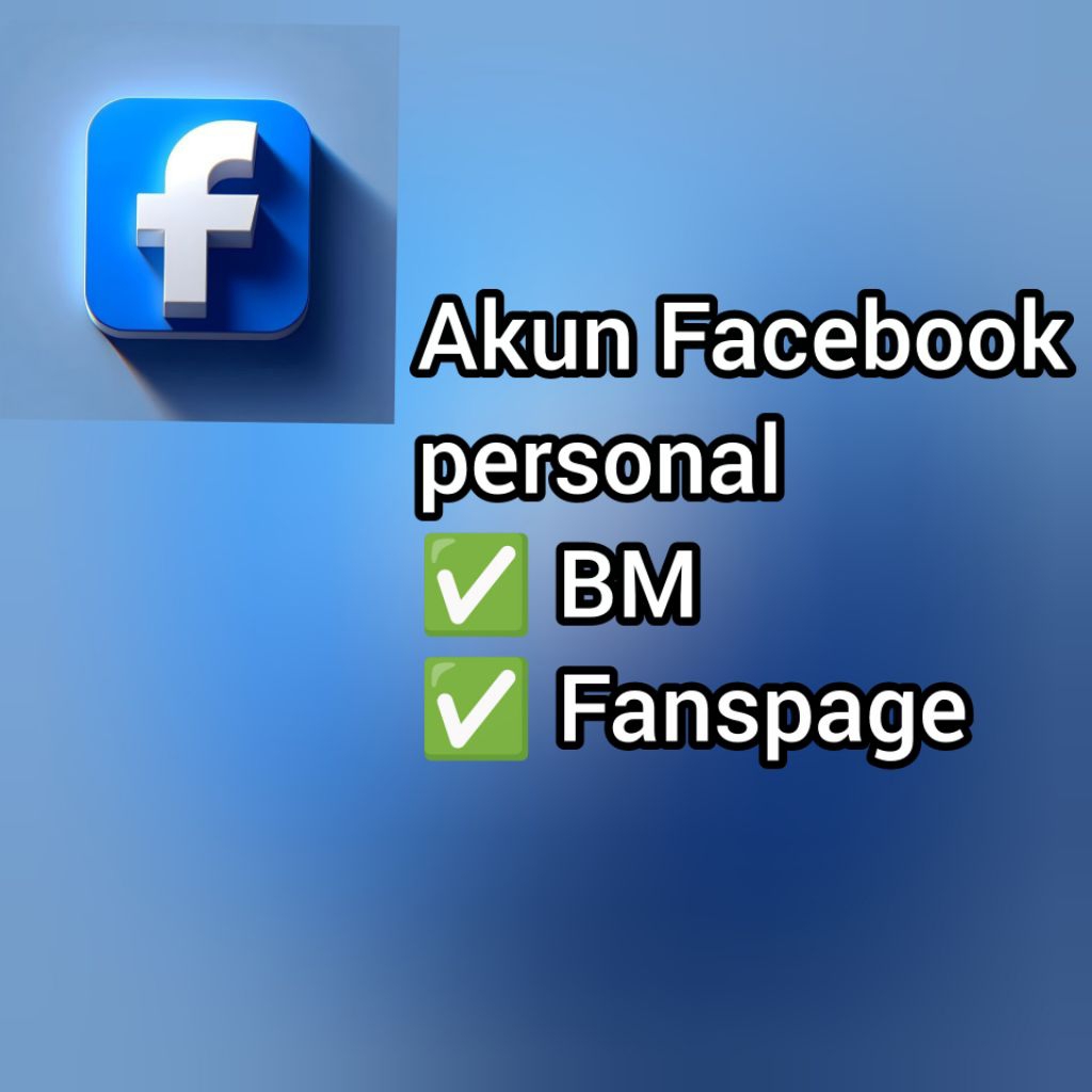 akun Facebook isi 1 BM 1 halaman Fitur Wa