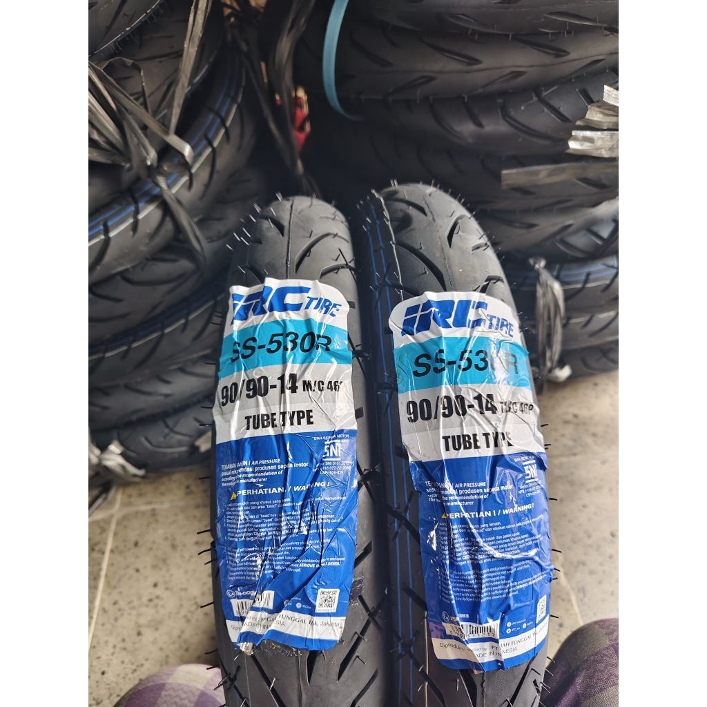 BAN LUAR IRC TUBE TYPE SS-530R 90/90-14 TUBE TYPE  BAN BELAKANG MOTOR BEAT SCOOPY VARIO IRC TUBE TYP