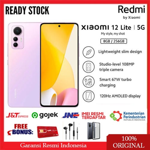 Xiaomi 12 lite 5G 8/256GB Produk Resmi Indonesia
