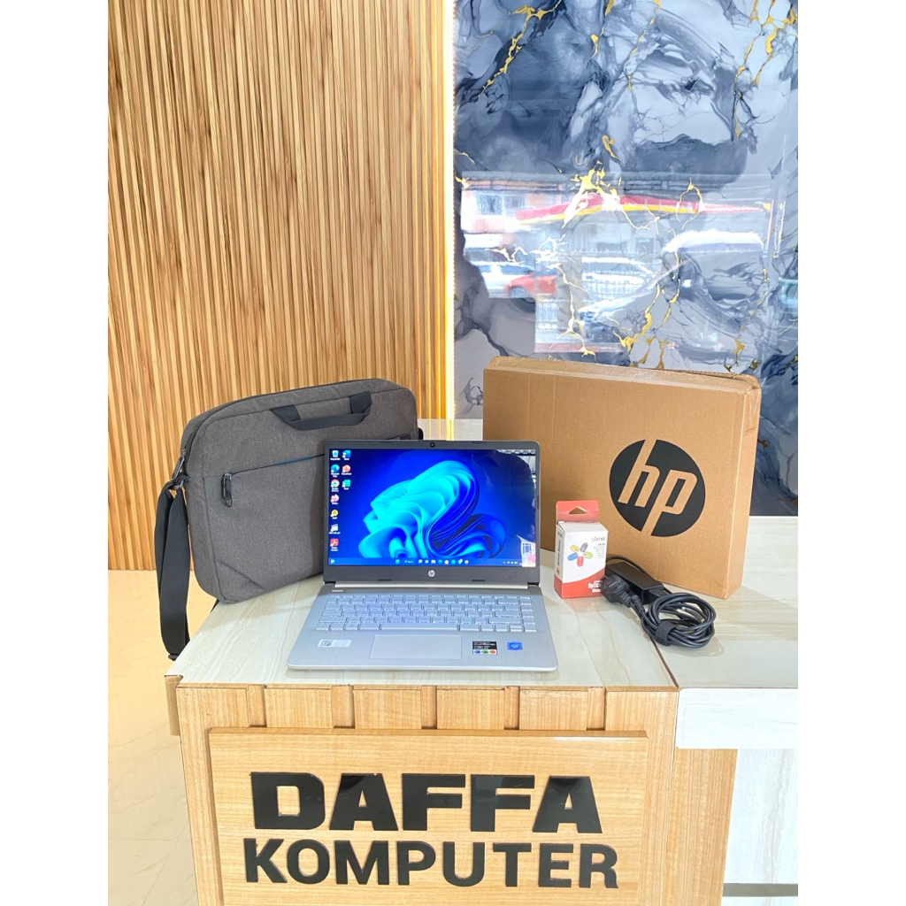 Laptop Hp 14s-dq0508TU || Intel Celeron N4120 @ 1.1GHz || Ram 4 GB || SSD 256 GB || Windows 11