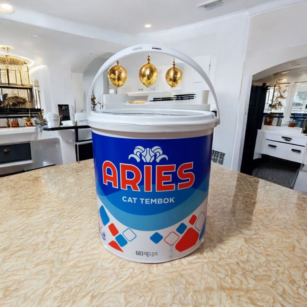 aries cat tembok dinding 5kg warna