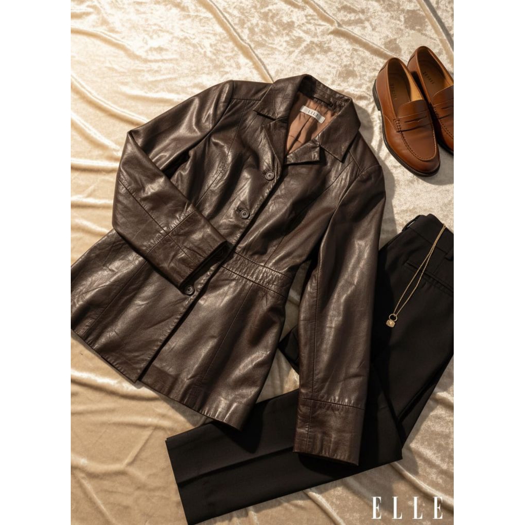 ELLE BLAZER KULIT