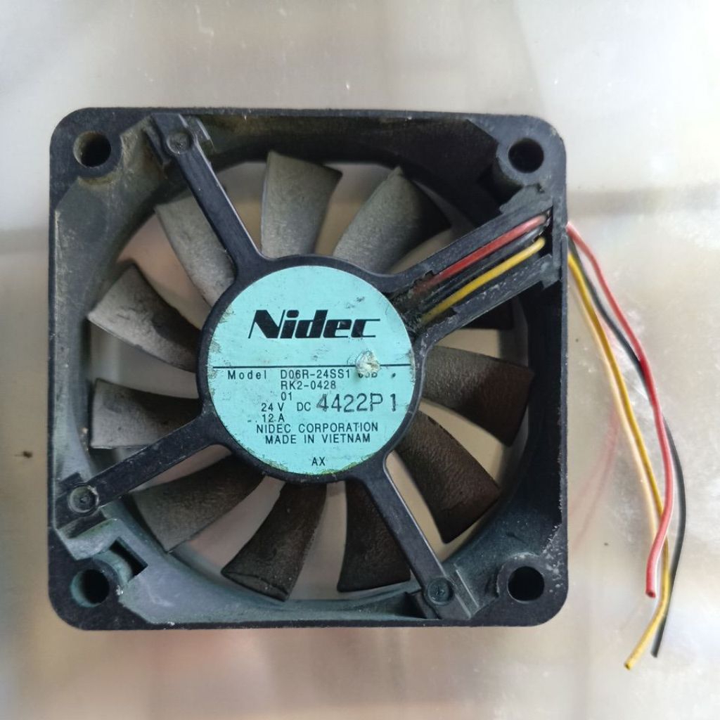 Kipas DC 6cm 24V tebal 1,5cm