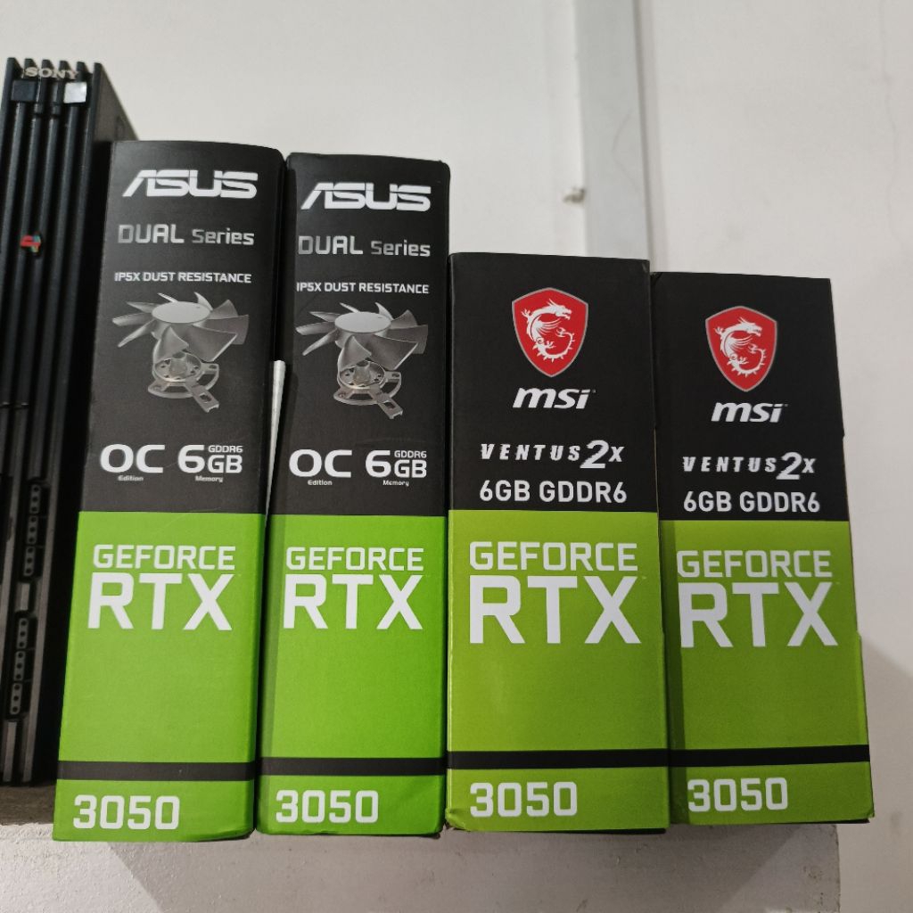 VGA Card RTX 3050 6GB Gigabyte MSI Asus NEW
