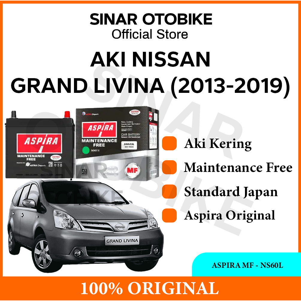 AKI GRAND LIVINA ASPIRA ASTRA MF KERING NS60L